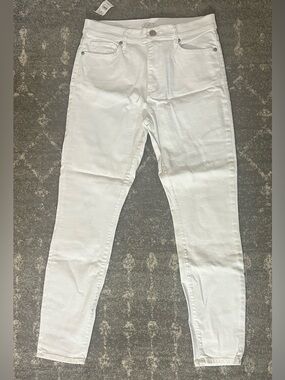 Ann Taylor LOFT Women's Modern Skinny Ankle White Jeans Size 28 / 6 NWT